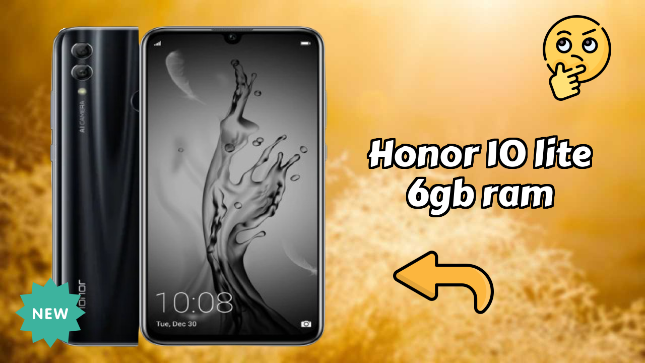 Honor 10 Lite 6GB RAM Display Review: 6.21 Inches (15.77 Cm) Screen Size