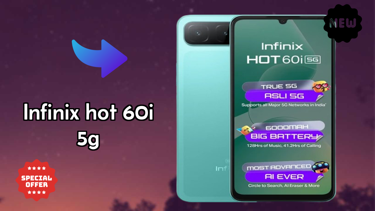 Infinix Hot 60i 5G Gaming Test: MediaTek Dimensity 6400 FPS Performance
