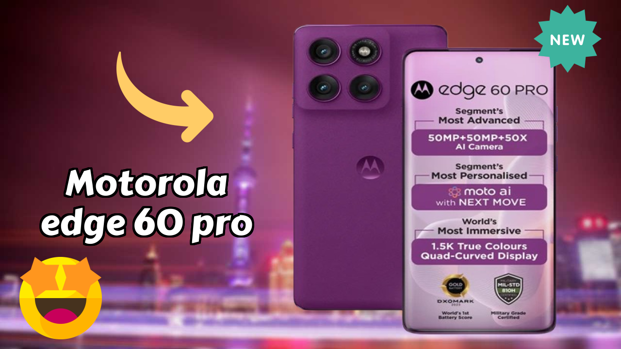 Motorola Edge 60 Pro Display Size: 6.7 Inches (17.02 Cm) Screen Test