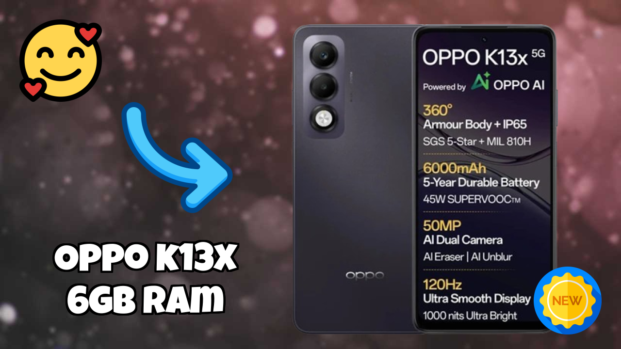 OPPO K13x 6GB RAM Performance: 6 GB RAM Gaming Tested