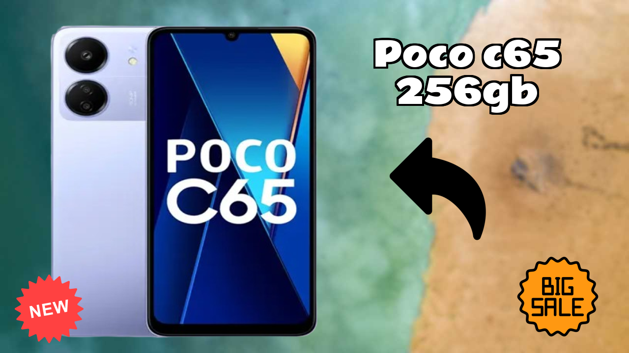 POCO C65 256GB Display Size: 6.74 Inches (17.12 Cm) Screen Quality