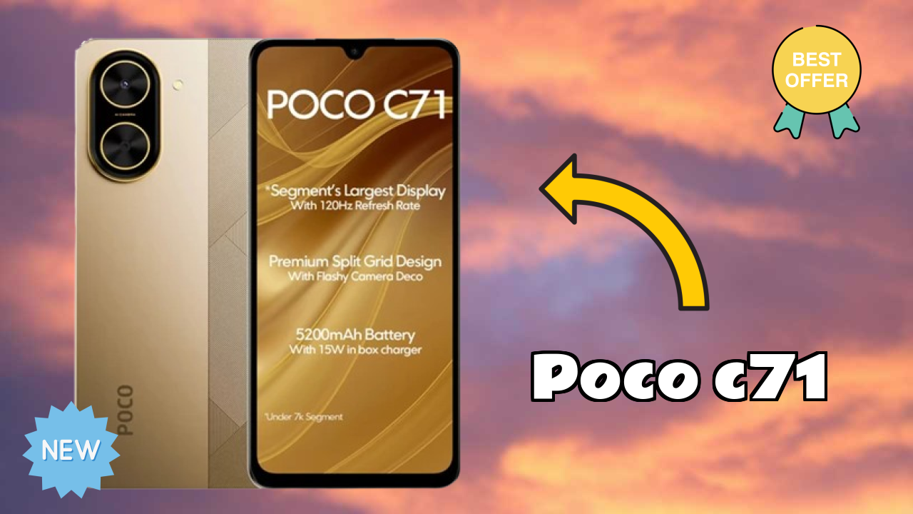 POCO C71 Price Analysis: ₹6,179 Value Review