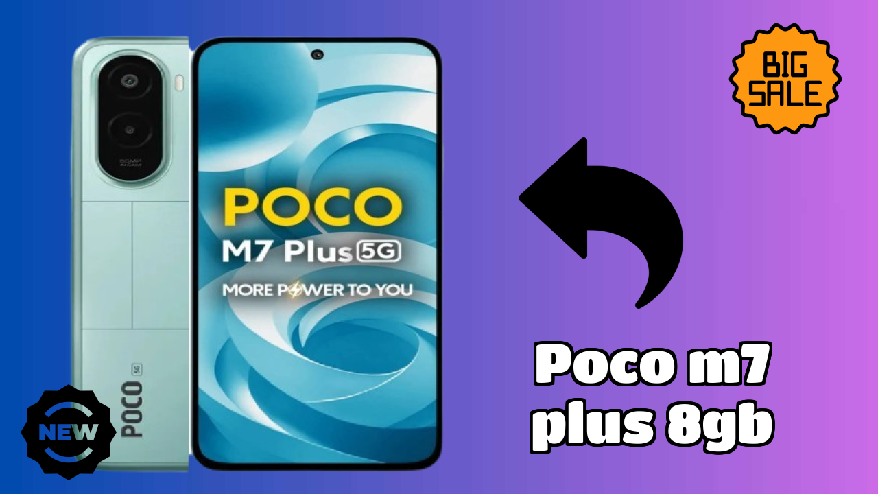 POCO M7 Plus 8GB Price Drop Alert: Just ₹13,999 Now