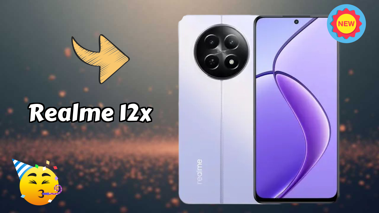 NewRealme 12x 2026: Latest Mobile Phone with High Quolity Disa