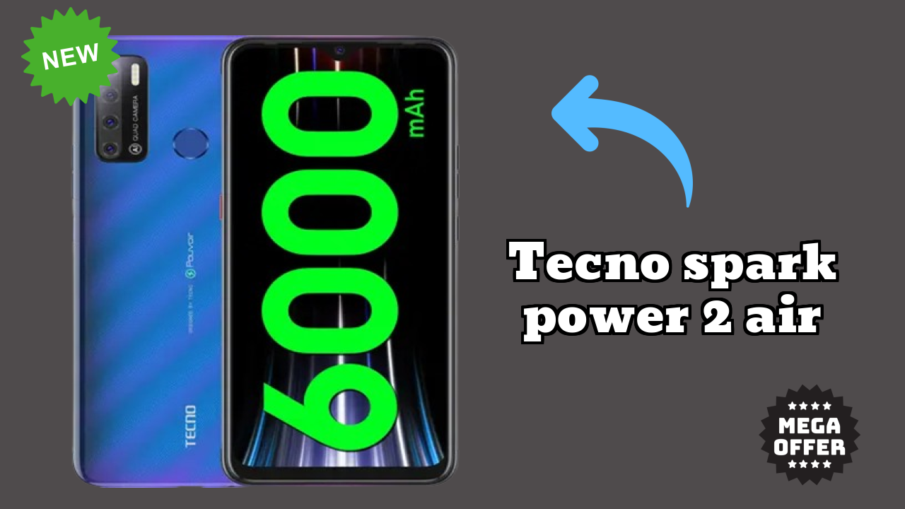Tecno Fans Alert: Tecno Spark Power 2 Air Massive Price Drop to ₹8,499