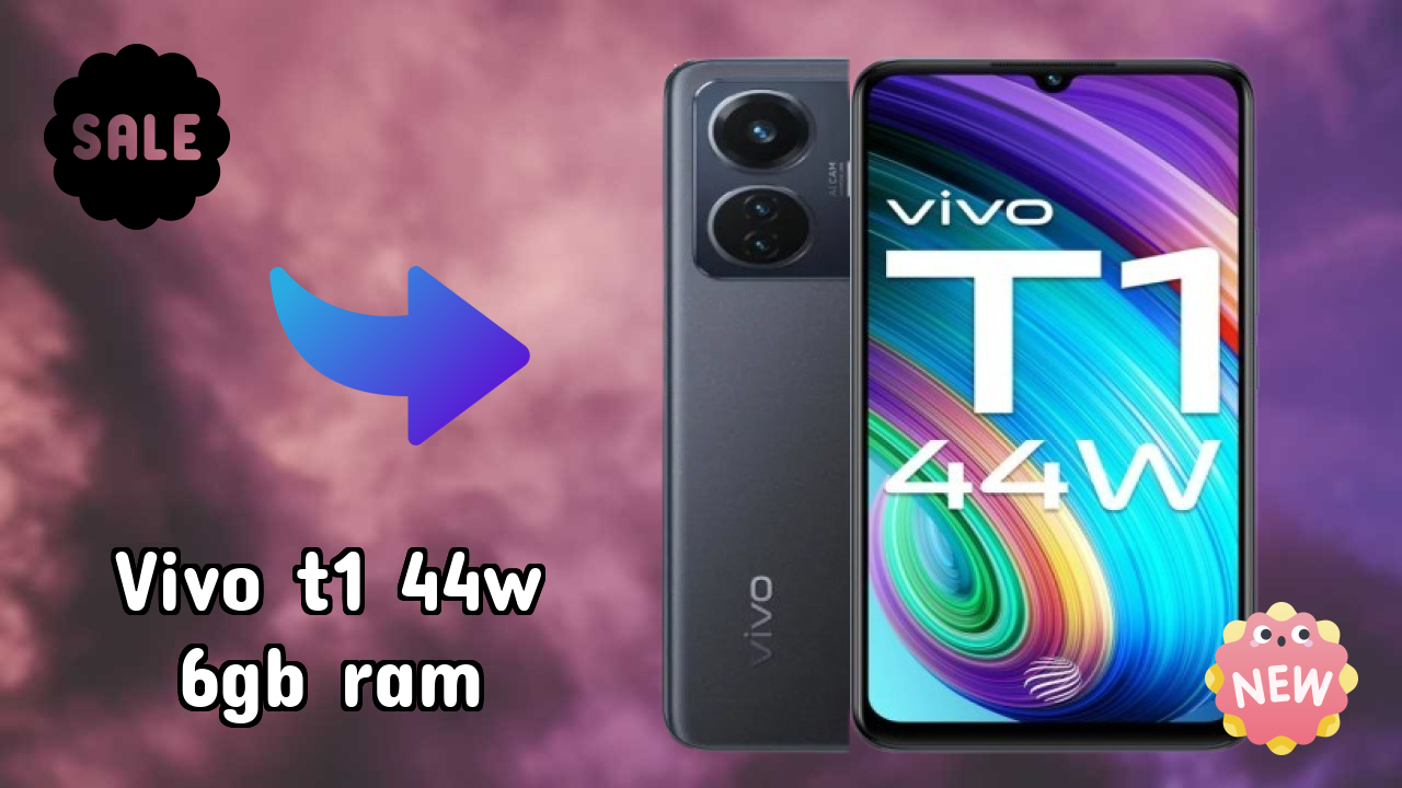 Vivo T1 44W 6GB RAM Display Analysis: 6.44 Inches (16.36 Cm) Quality