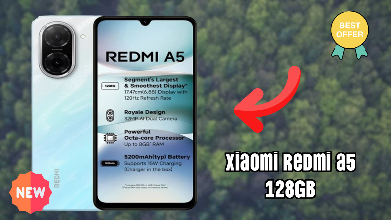 Xiaomi Redmi A5 128GB 2026 Full Specification Comparison
